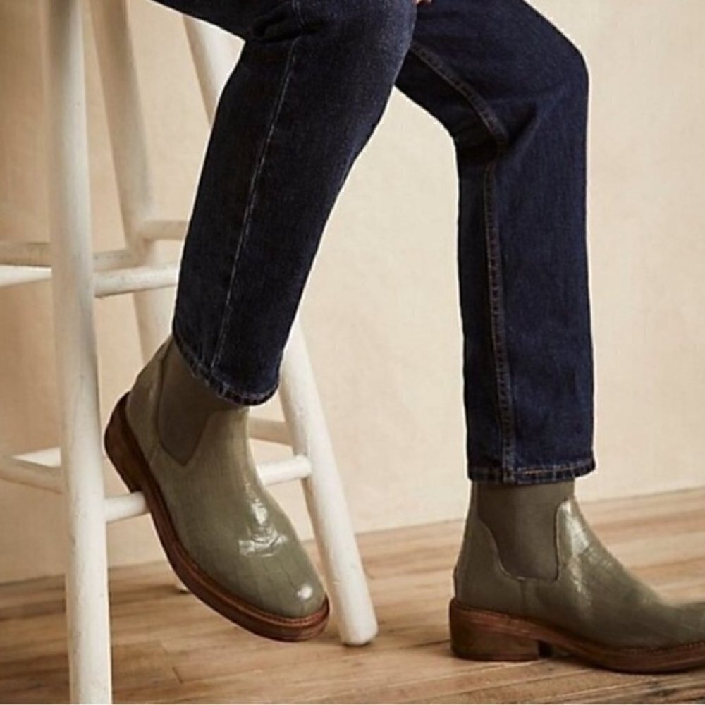New Free People Arlo Santa Fe Dust Storm Chelsea Boots 6.5 US/36.5 EU